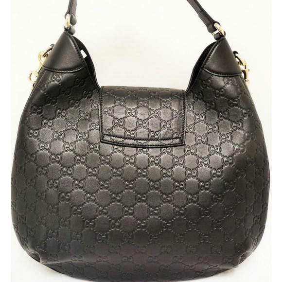 Emily LARGE GUCCISSIMA LEATHERGOLD CHAIN HOBO BAG - Picture 2 of 5